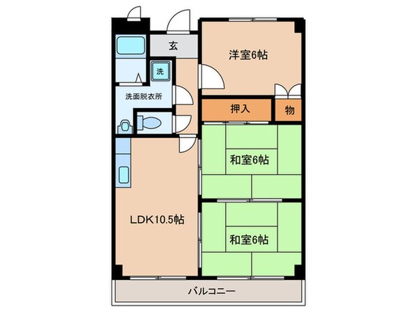 パークロイヤル宮山の物件間取画像